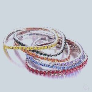 Paparazzi Rock Candy Range Multi Rainbow Pink Diamond Bracelet